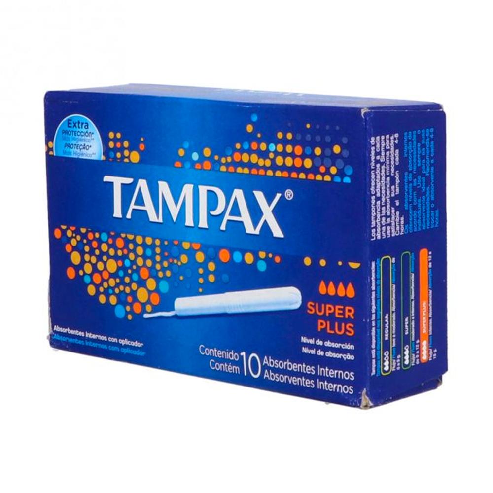 Foto 3 pulgar | Tampones Tampax Super Plus 10 Piezas