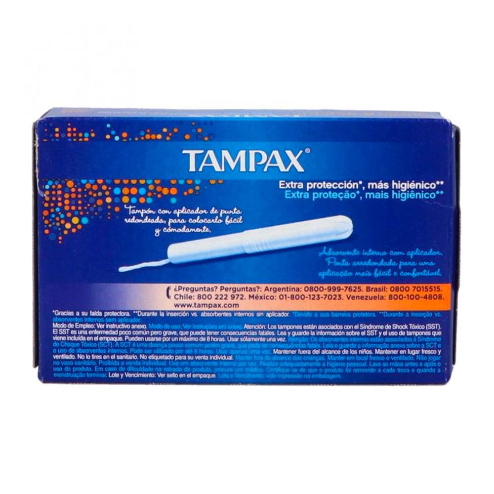 Foto 4 pulgar | Tampones Tampax Super Plus 10 Piezas