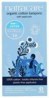 Foto 3 | Tampones Natracare Organic Cotton Super Con Aplicador De Cartón - Venta Internacional.