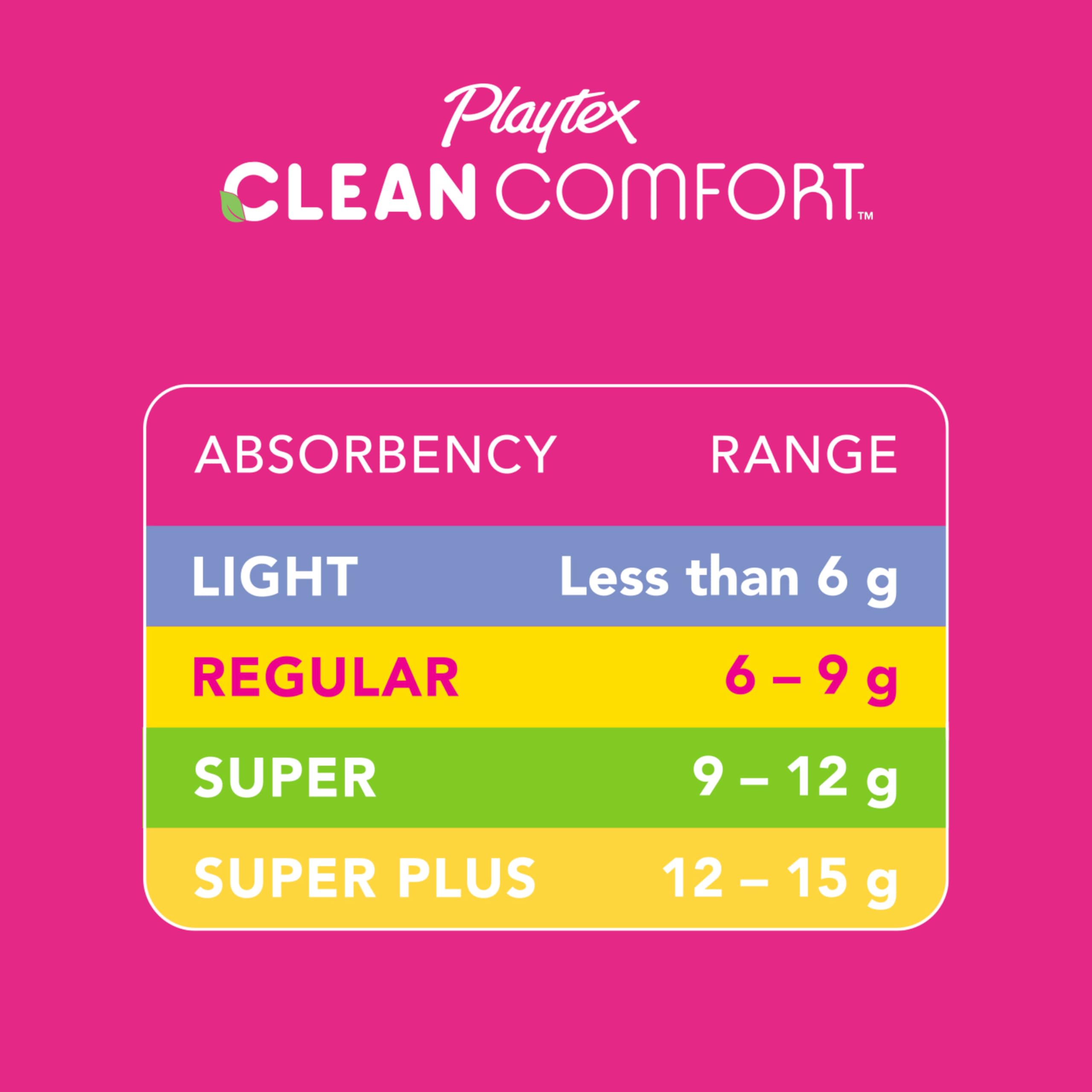 Foto 6 pulgar | Tampones Playtex Clean Comfort De Algodón Orgánico De 28 Quilates - Venta Internacional.