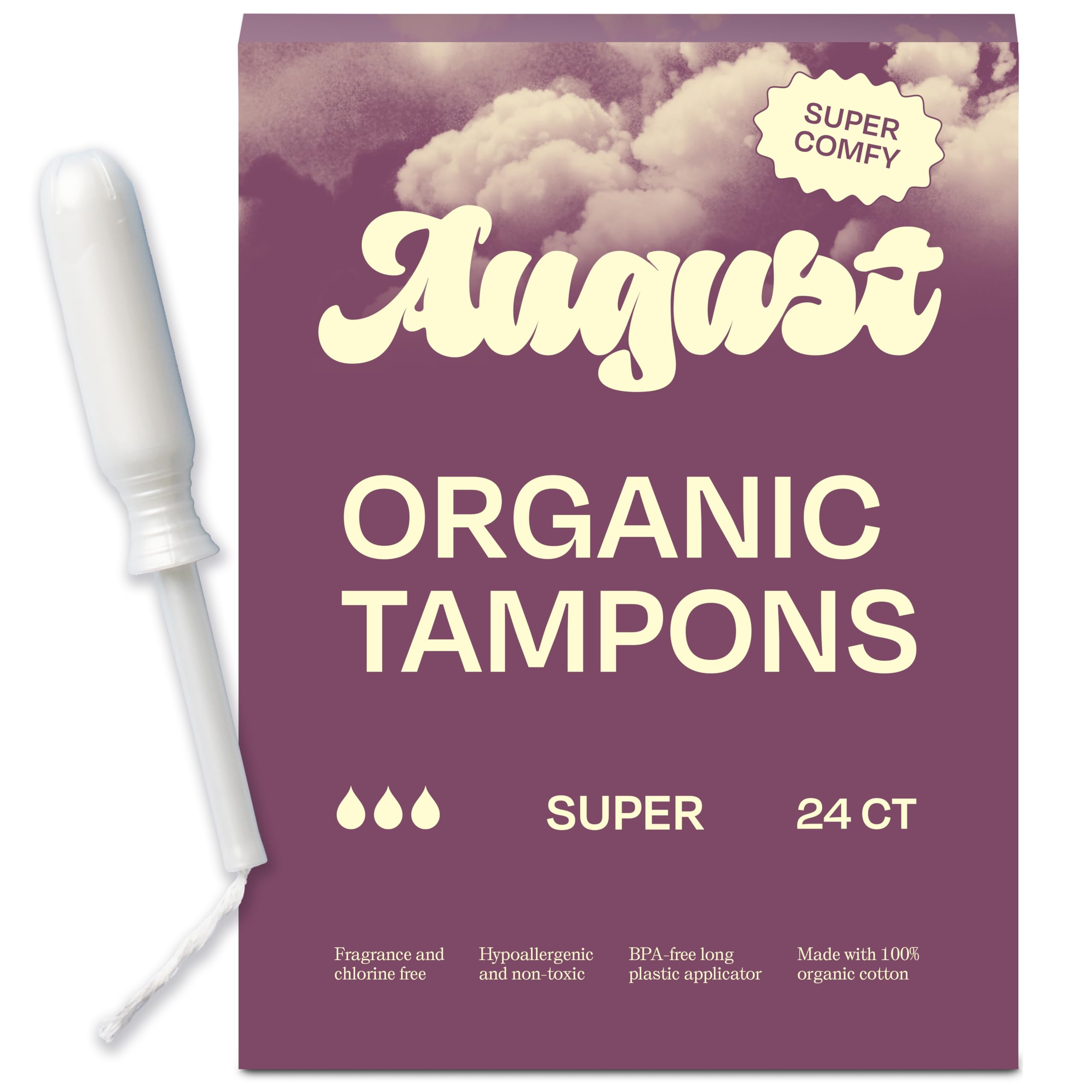 Tampones August Super 24 Piezas-Venta Internacional
