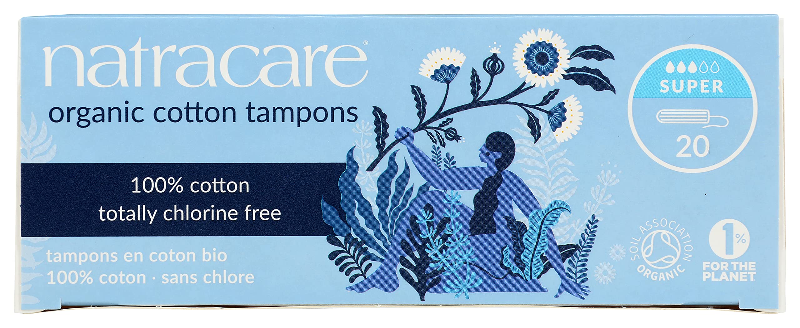 Foto 4 pulgar | Tampones Natracare Sin Aplicador, 100% Algodón Orgánico, Súper - Venta Internacional.