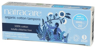 Foto 4 | Tampones Natracare Sin Aplicador, 100% Algodón Orgánico, Súper - Venta Internacional.
