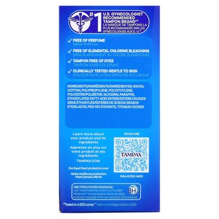 Foto 2 | Tampones Tampax Pearl Multipack Light/regular/super 34 Unidades - Venta Internacional.