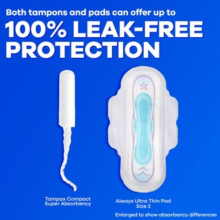 Foto 5 | Tampones Tampax Compact Pearl Multipack Regular/super 45 Unidades - Venta Internacional.