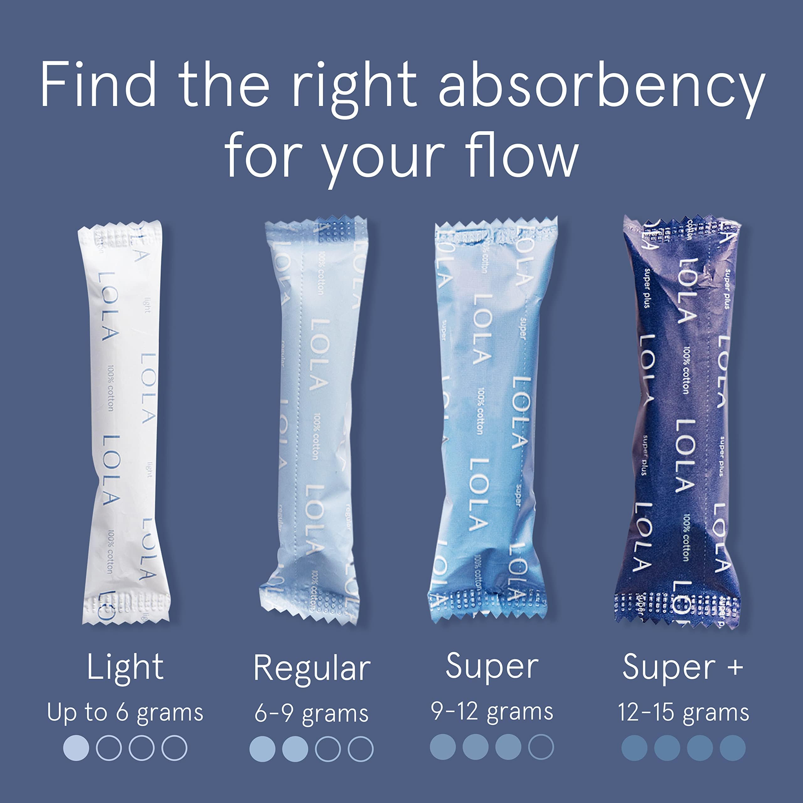 Foto 4 | Tampones Lola De Algodón Superorgánico  32 Unidades  Superabsorbentes - Venta Internacional.