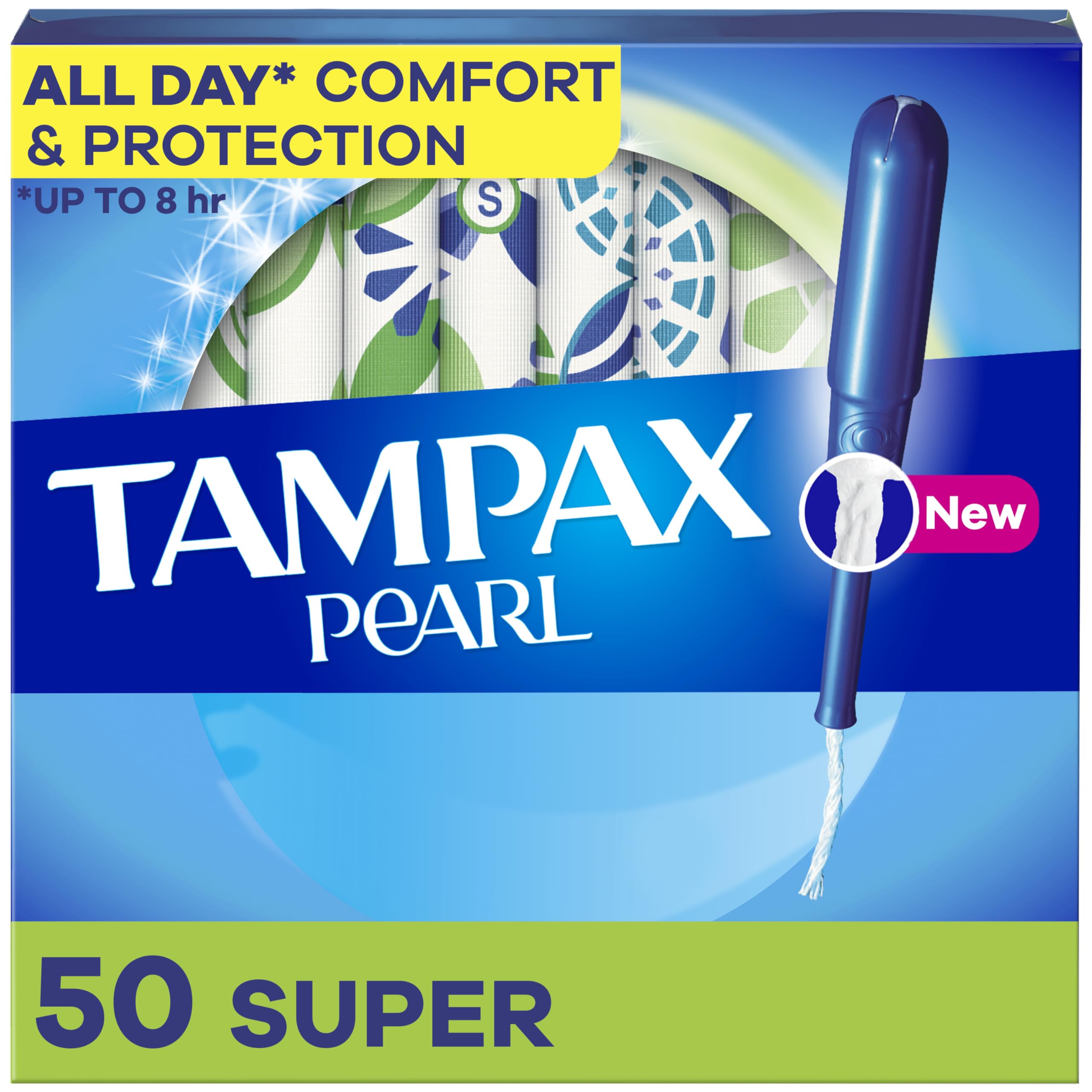 Foto 2 pulgar | Tampones Tampax Pearl Super Absorbency 50 Unidades Sin Perfume - Venta Internacional.