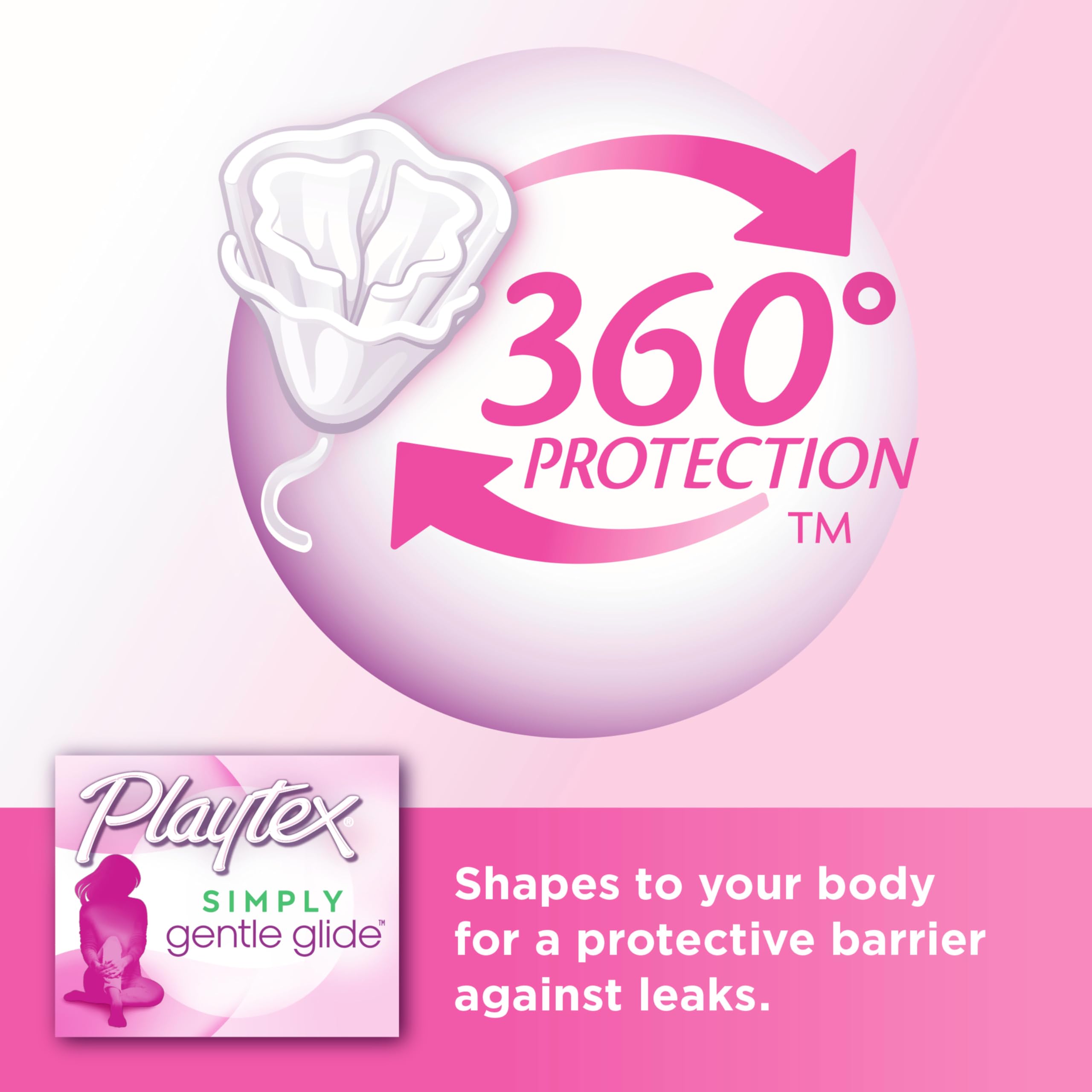Foto 4 pulgar | Tampones Playtex Simply Gentle Glide Super Absorbency X36 - Venta Internacional.