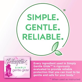 Foto 6 | Tampones Playtex Simply Gentle Glide Super Absorbency X36 - Venta Internacional.