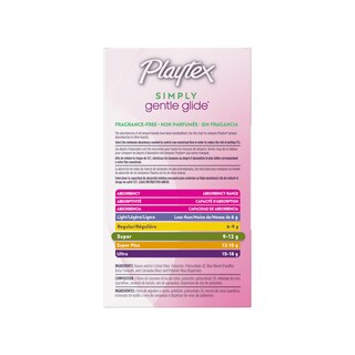 Foto 7 | Tampones Playtex Simply Gentle Glide Super Absorbency X36 - Venta Internacional.