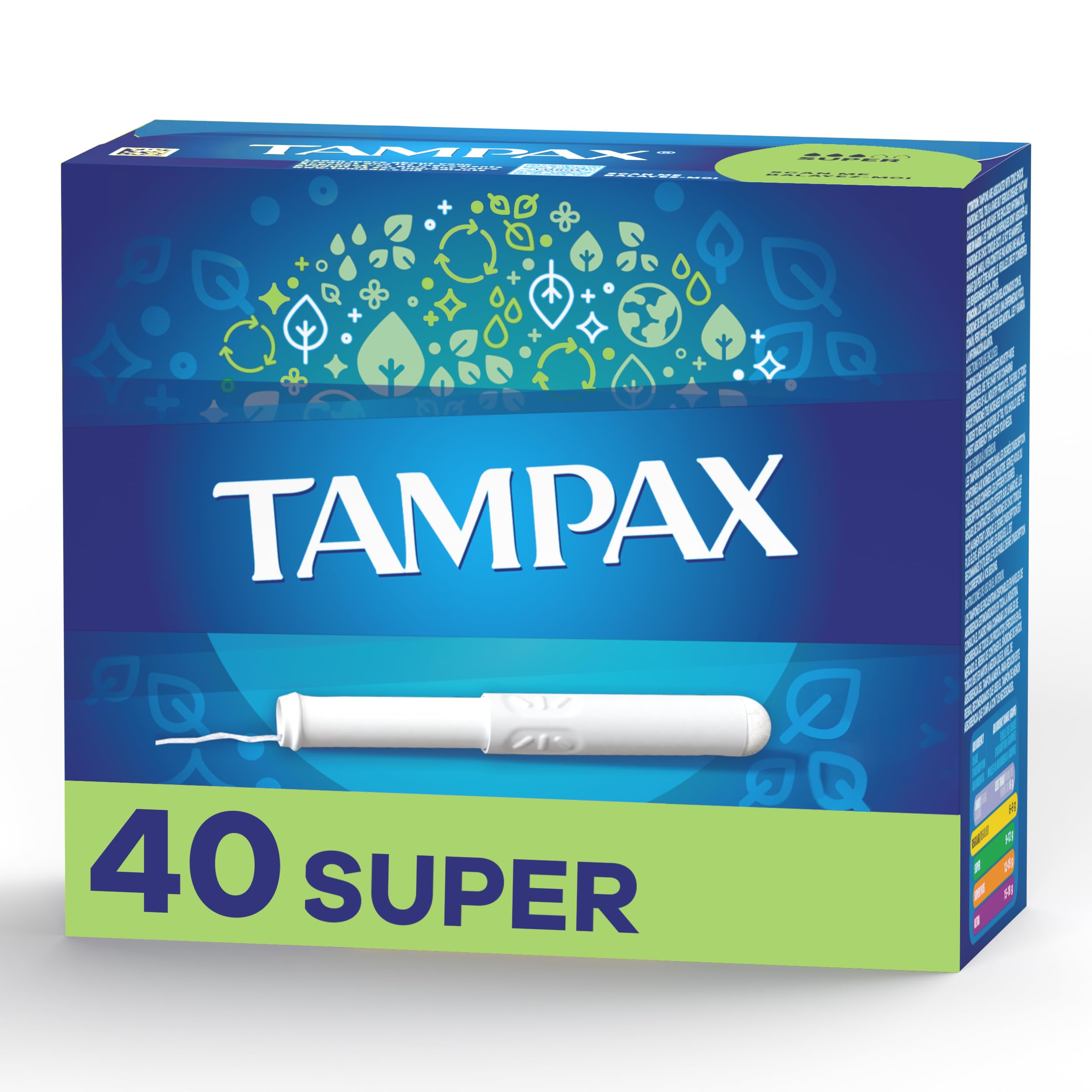 Tampones Tampax Cardboard De Absorción Regular 480 Unidades - Venta Internacional.