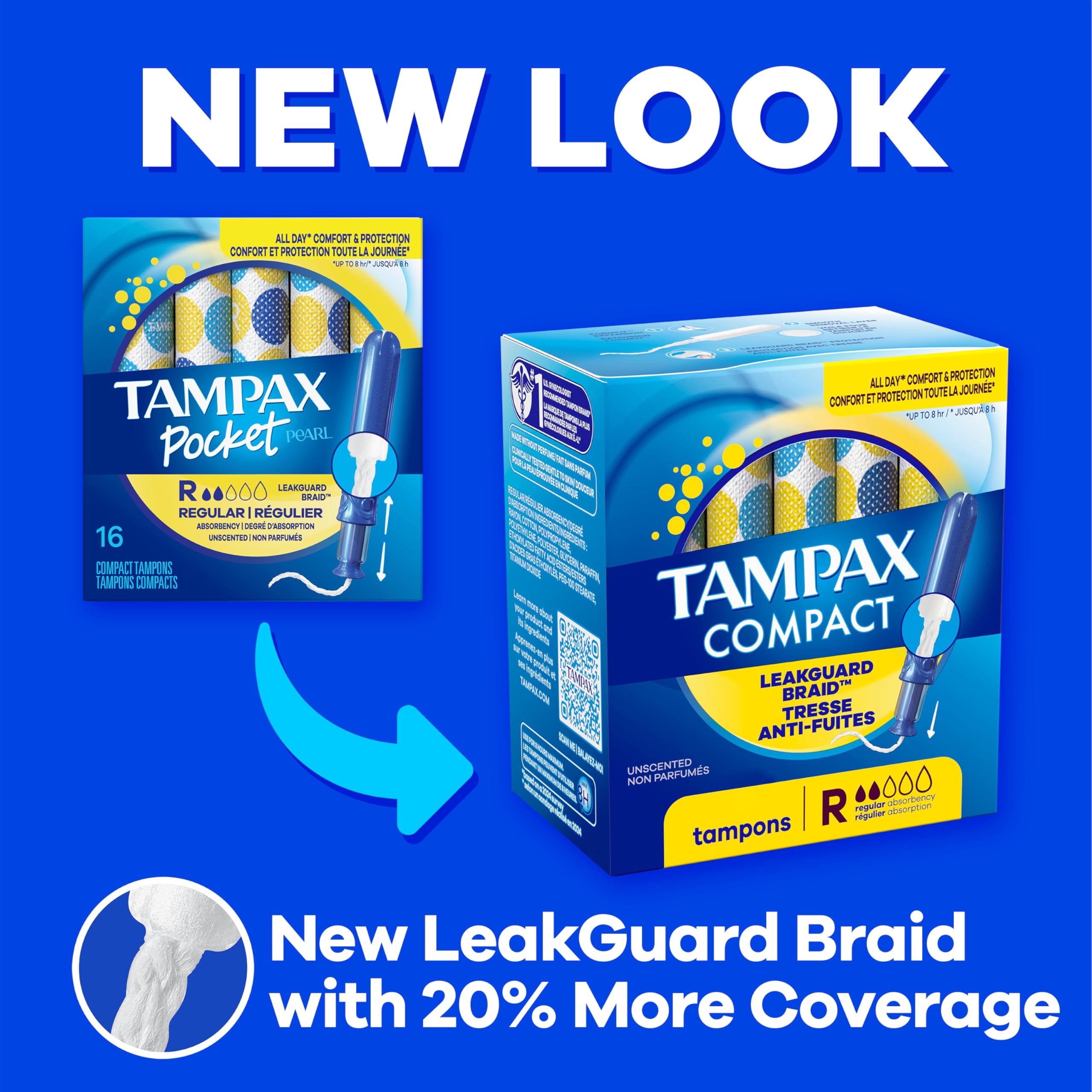 Foto 3 pulgar | Tampones Tampax Compact Pearl Multipack 45 Unidades - Venta Internacional.