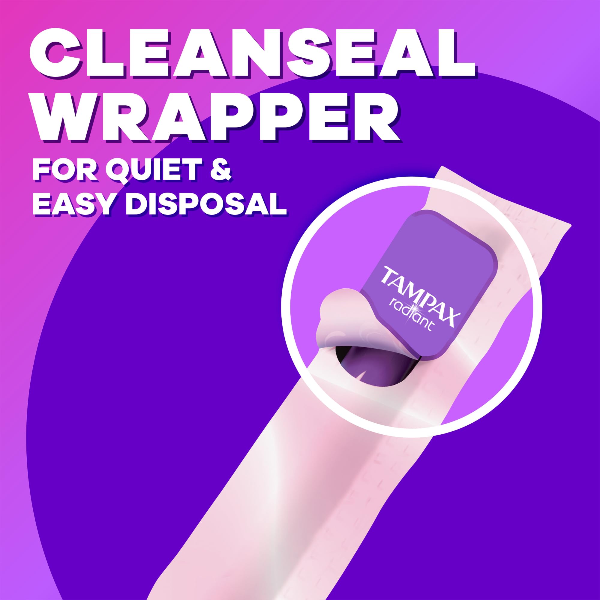 Foto 6 pulgar | Tampones Tampax Pocket Radiant Compact Plastic Regular X28 - Venta Internacional.