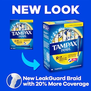 Foto 2 | Tampones Tampax Pearl Super Plus Absorbency 50 Unidades - Venta Internacional.