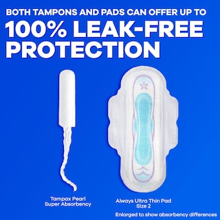Foto 6 | Tampones Tampax Pearl Super Plus Absorbency 50 Unidades - Venta Internacional.