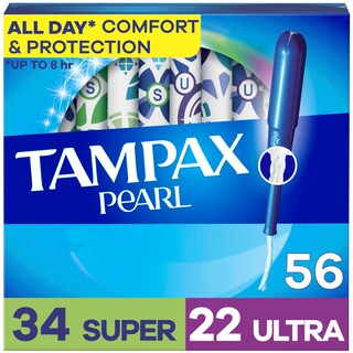 Foto 1 | Tampones Tampax Pearl Multipack Super/ultra Absorbency X56 - Venta Internacional.