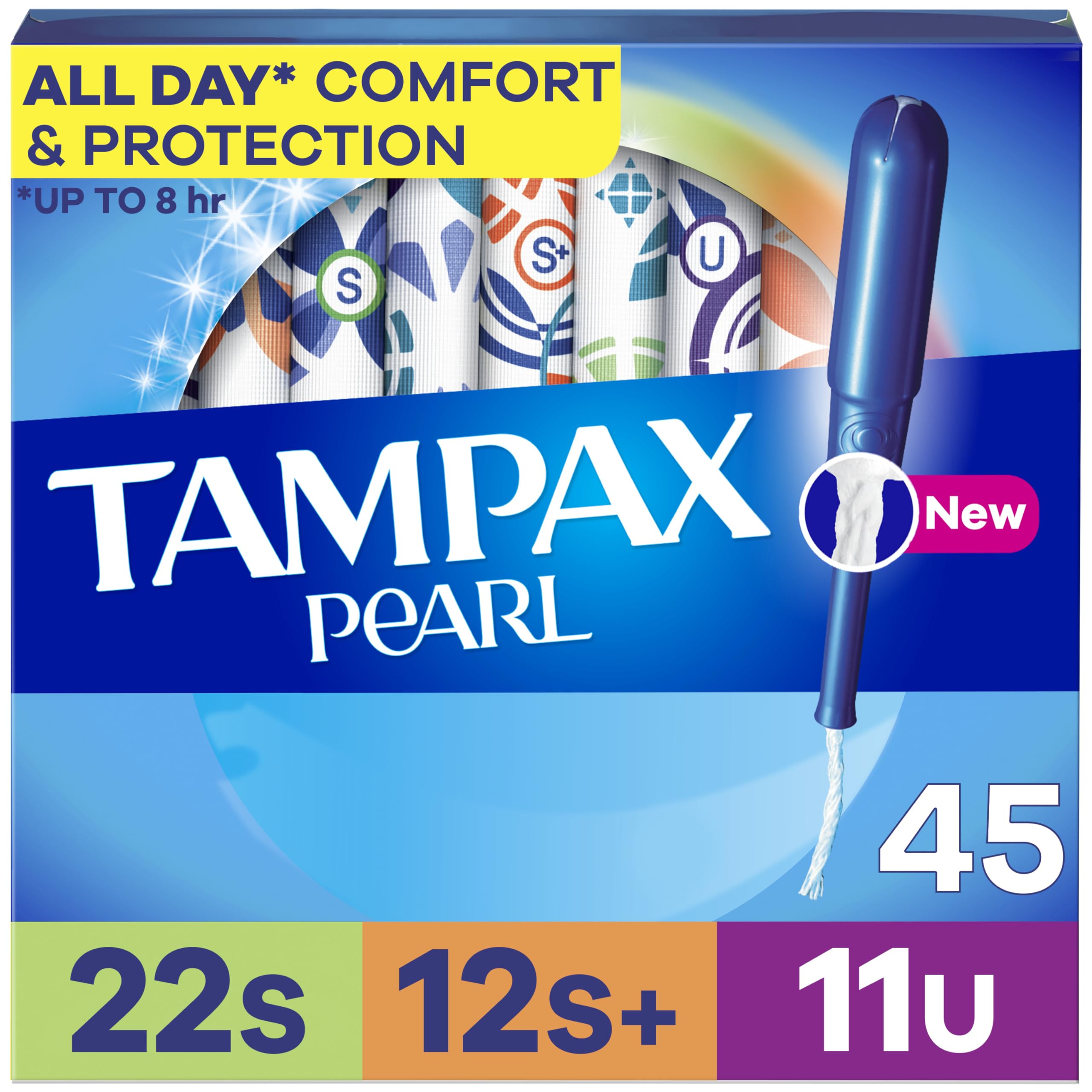 Tampones Tampax Pearl Super/super Plus/ultra Absorbency X45 - Venta Internacional.