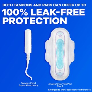 Foto 6 | Tampones Tampax Pearl Super/super Plus/ultra Absorbency X45 - Venta Internacional.