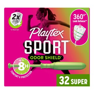 Foto 1 | Tampones Playtex Sport Odor Shield Superabsorbentes 32 Unidades - Venta Internacional.