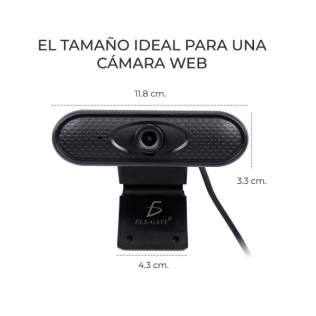 Foto 4 pulgar | Cámara Web Para Computadora Con Micrófono