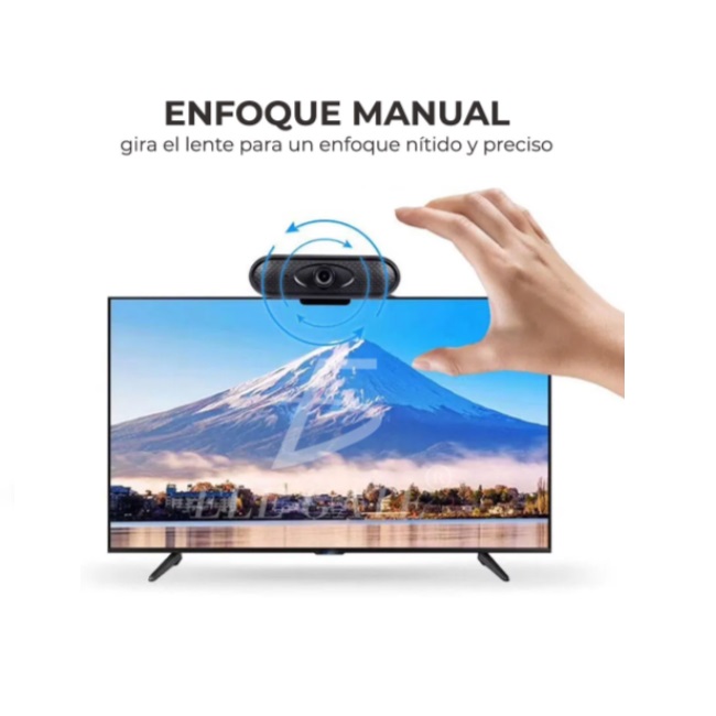 Foto 4 | Cámara Web Para Computadora Con Micrófono