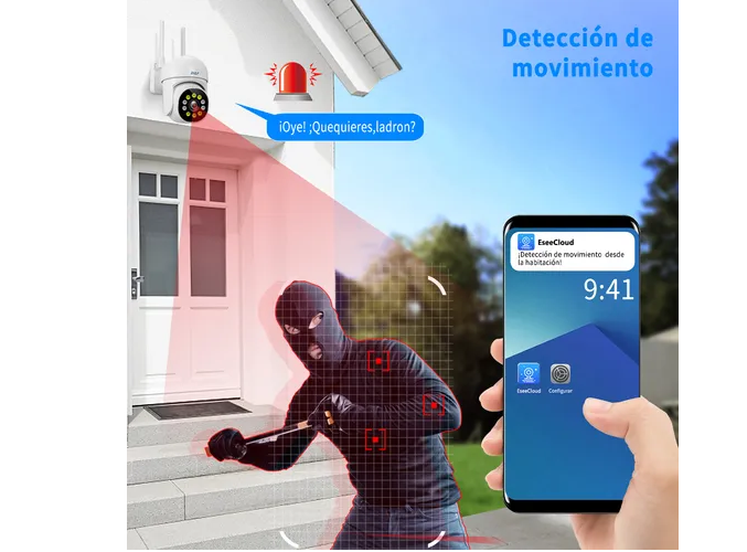 Foto 4 pulgar | Cámara Xtellar De Seguridad D56w Power Adapter Domo De Pared Color Blanco 2nlf