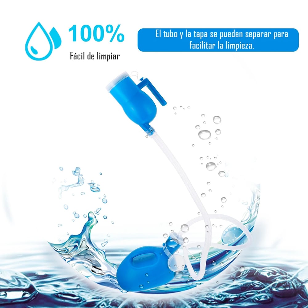 Foto 6 pulgar | Urinario Macho para Pato con Manguera Capacidad de 2000 ml - Venta Internacional