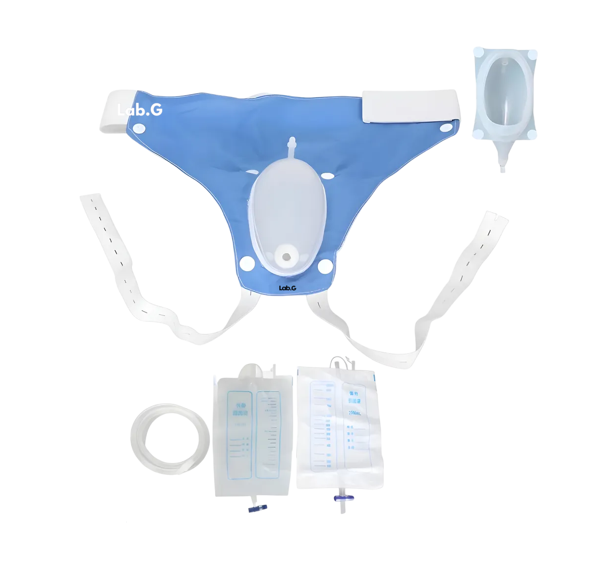 Foto 2 pulgar | Bolsa Para Orinar Reutilizable Lab.g 2000ml Para Mujer Azul