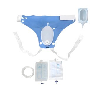 Foto 1 | Bolsa Para Orinar Reutilizable Lab.g 2000ml Para Mujer Azul