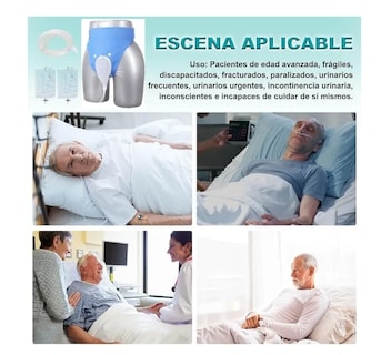 Foto 4 | Bolsa Para Orinar Reutilizable Lab.g 2000ml Para Mujer Azul