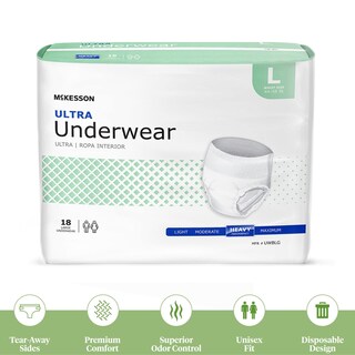 Foto 4 | Ropa Interior Para Incontinencia Mckesson Ultra Heavy Absorbency L - Venta Internacional.
