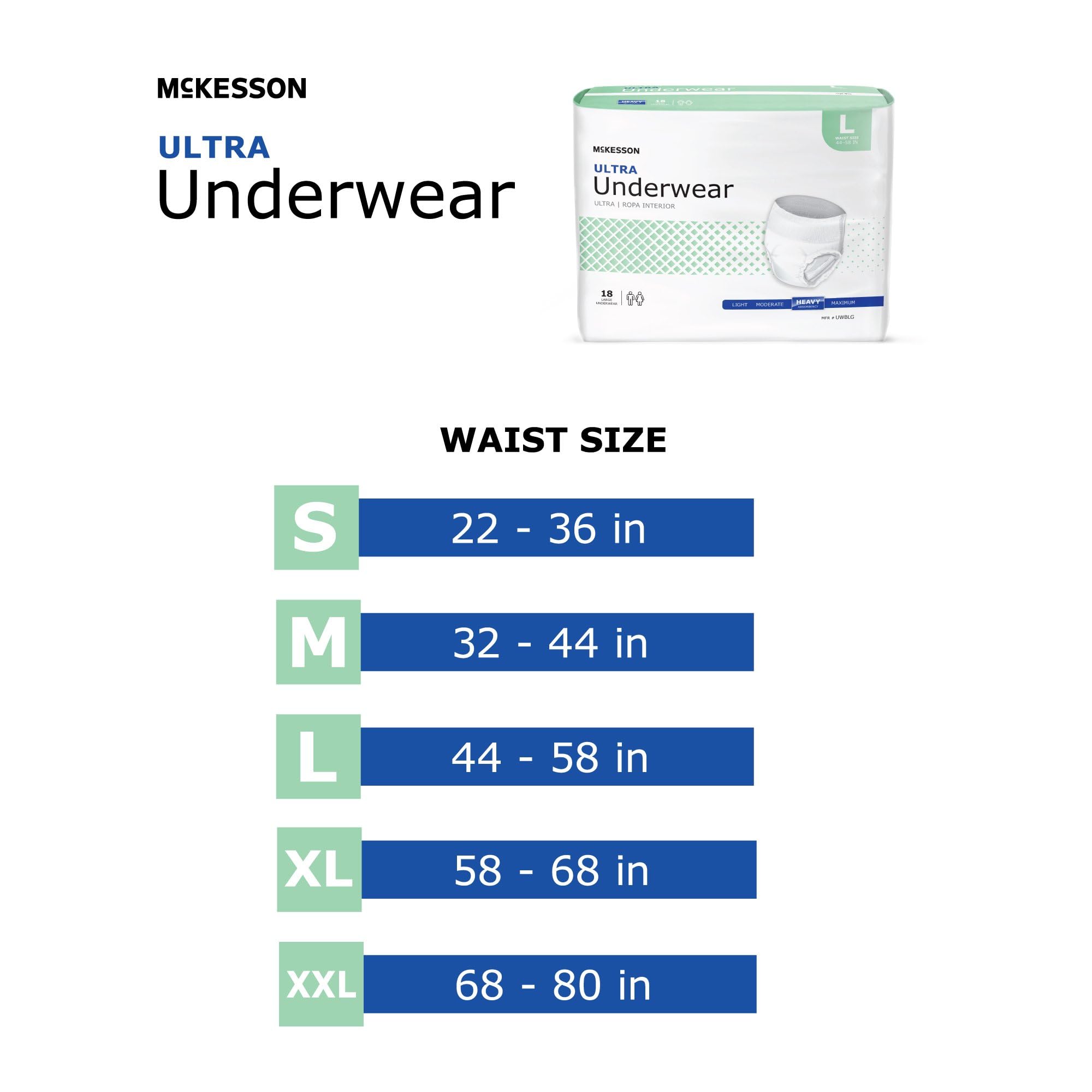 Foto 7 pulgar | Ropa Interior Para Incontinencia Mckesson Ultra Heavy Absorbency L - Venta Internacional.