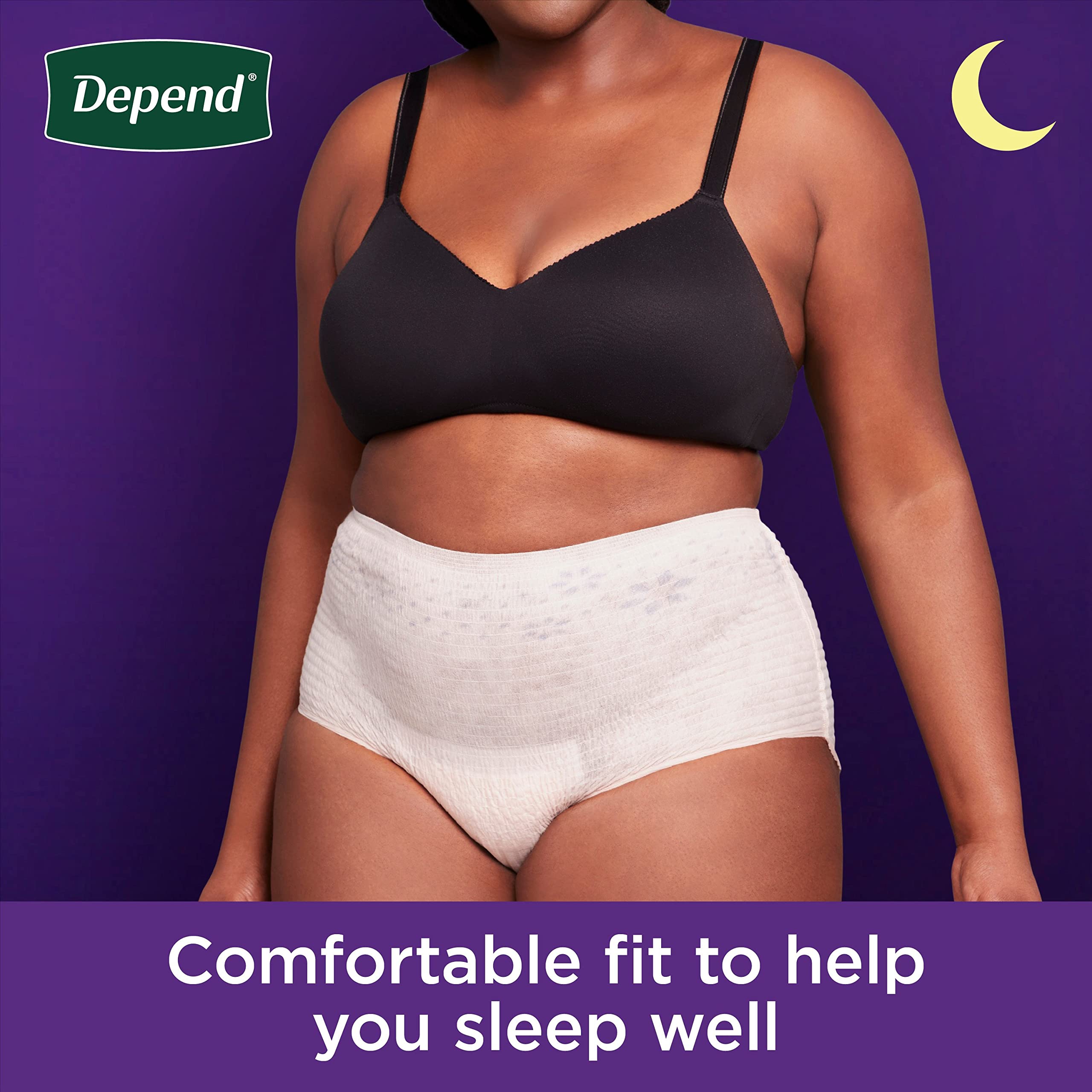 Foto 5 pulgar | Ropa Interior Para Incontinencia Depend Night Defense Para Mujer M 24u - Venta Internacional.