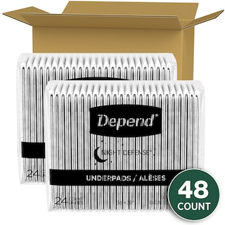Foto 2 | Almohadillas Desechables Para Incontinencia Depend Xl 36 X 30 Cm 48 Unidades - Venta Internacional.