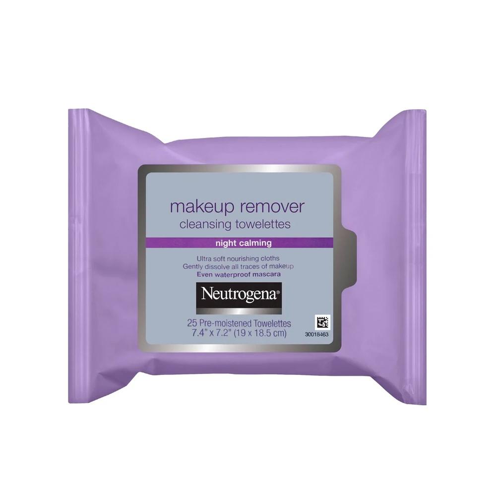 Toallitas Desmaquillantes Neutrogena Night Calming 25 Piezas