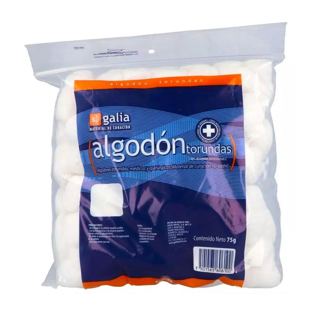 Foto 2 pulgar | Algodón Galia en Torundas 75 g
