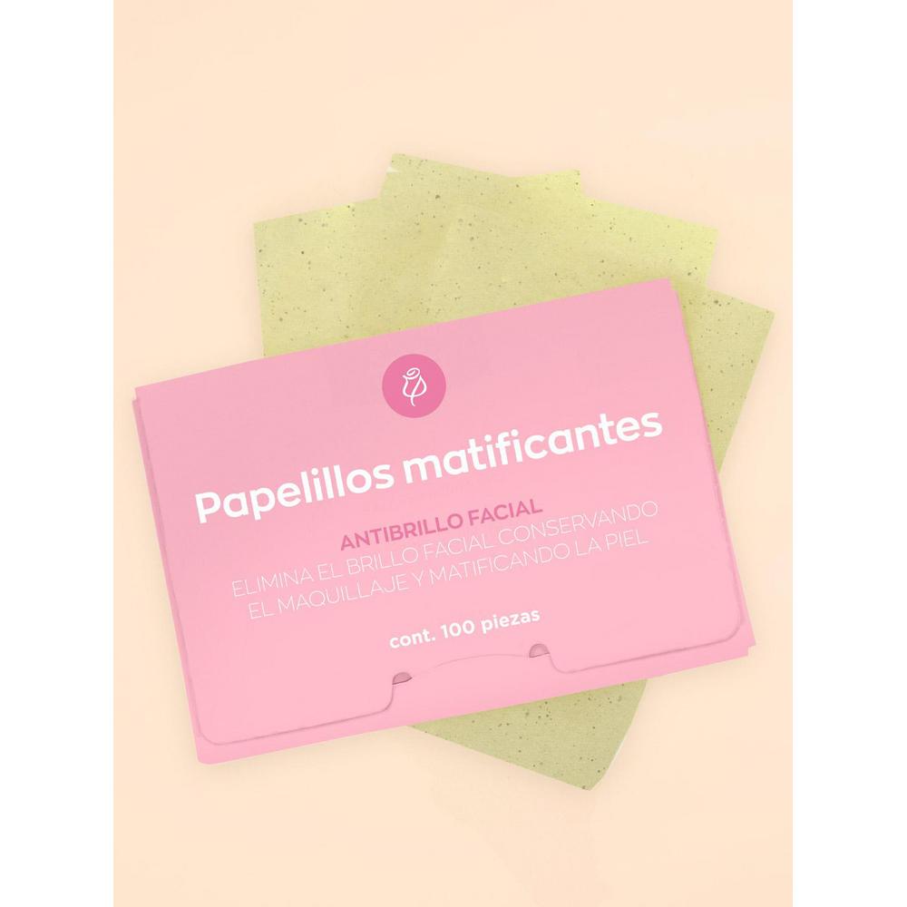 Foto 7 pulgar | Papelillos Matificantes Ilusión 100 Piezas