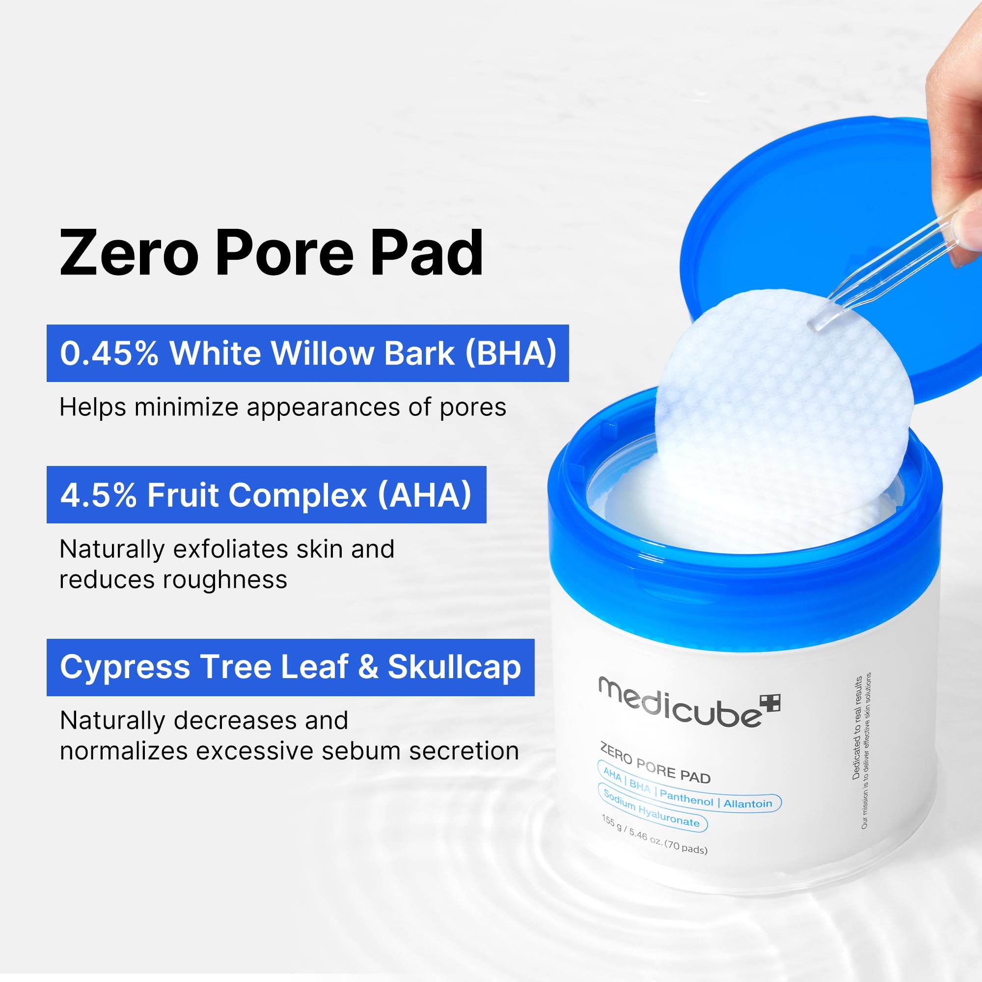 Foto 6 pulgar | Almohadillas De Tóner Facial Medicube Zero Pads 2.0 70 Almohadillas - Venta Internacional.