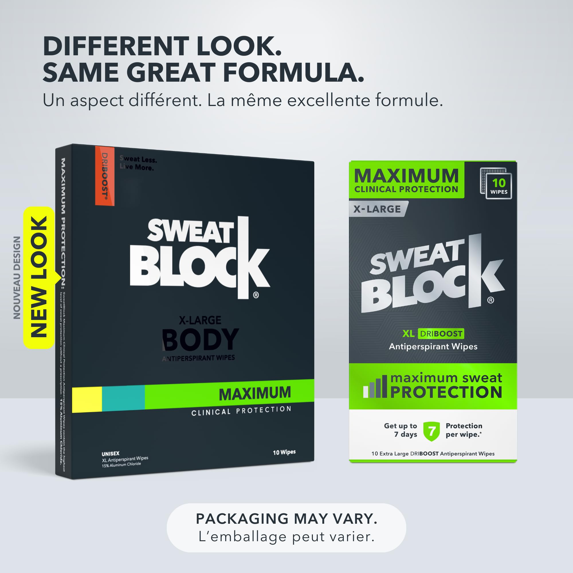 Foto 3 pulgar | Toallitas Corporales Antitranspirantes Sweatblock Clinical Strength 10 Piezas - Venta Internacional