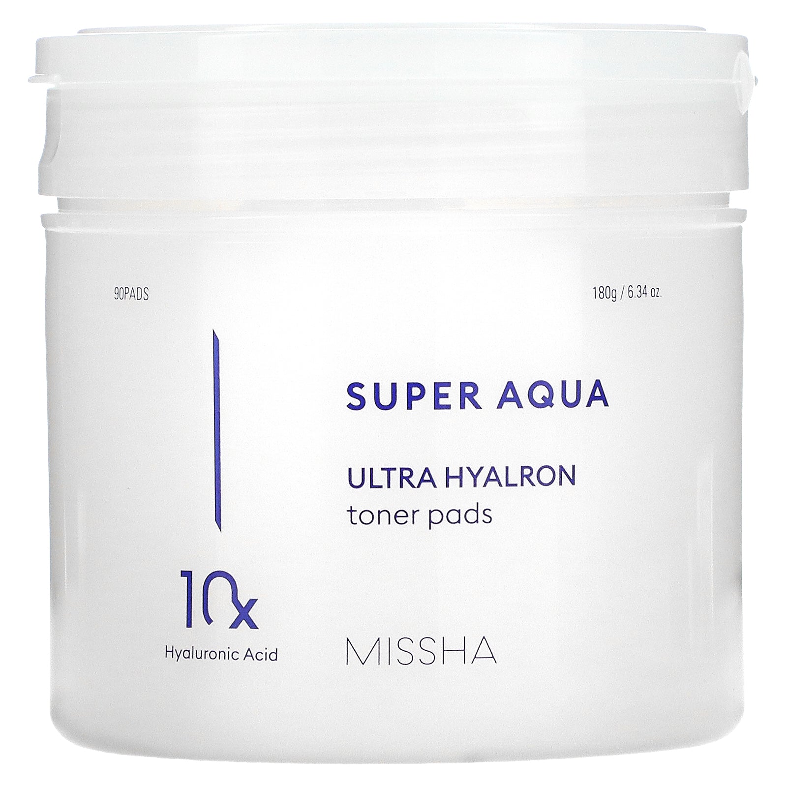 Foto 2 pulgar | Almohadillas De Tóner Missha Super Aqua Ultra Hydration 90 Almohadillas 180 Ml - Venta Internacional.