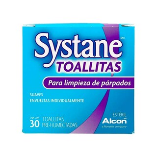 Foto 1 | Toallitas Desmaquillantes Systane 30 Piezas