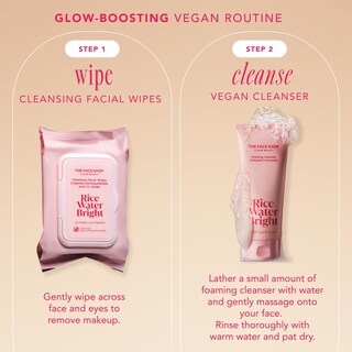 Foto 4 | Toallitas Desmaquillantes The Face Shop Rice Water Bright Vegan - Venta Internacional.
