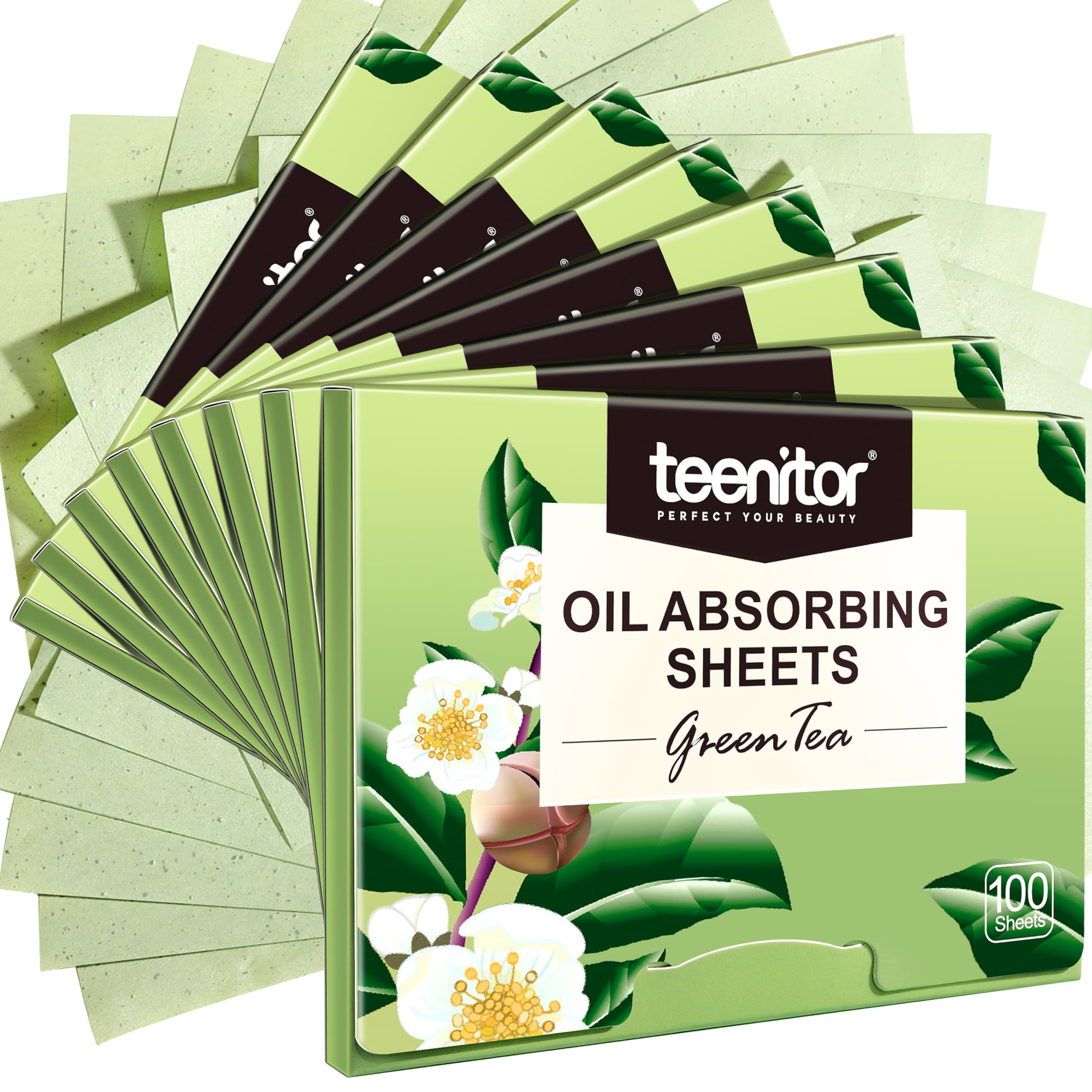 Foto 1 | Hojas Secantes Con Aceite Teenitor 800 Hojas Para Piel Grasa - Venta Internacional.