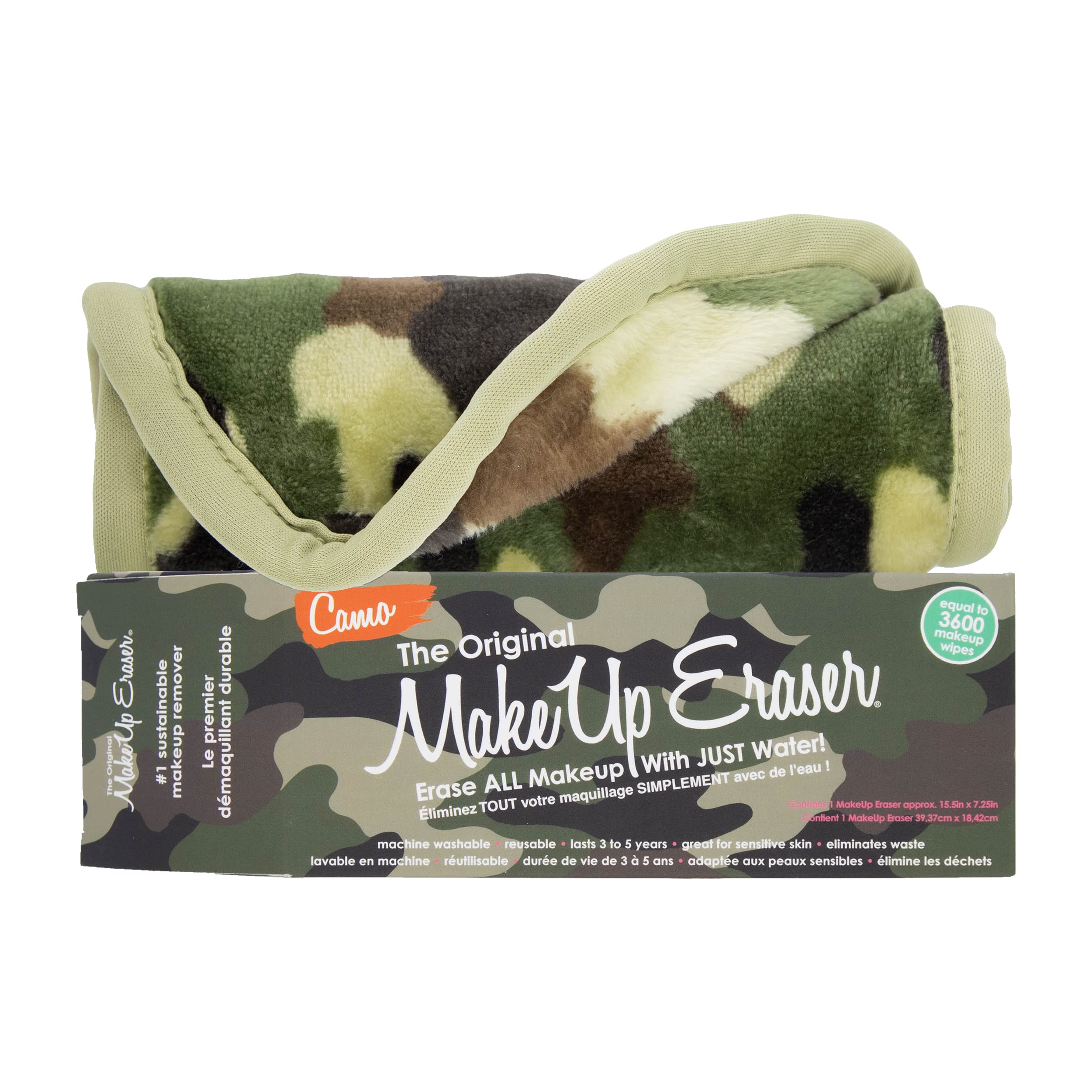 Borrador De Maquillaje Makeup Eraser Camo, 1 Unidad - Venta Internacional.