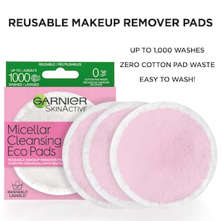 Foto 2 | Almohadillas Limpiadoras Ecológicas Garnier Skinactive Micellar 3 Almohadillas - Venta Internacional.