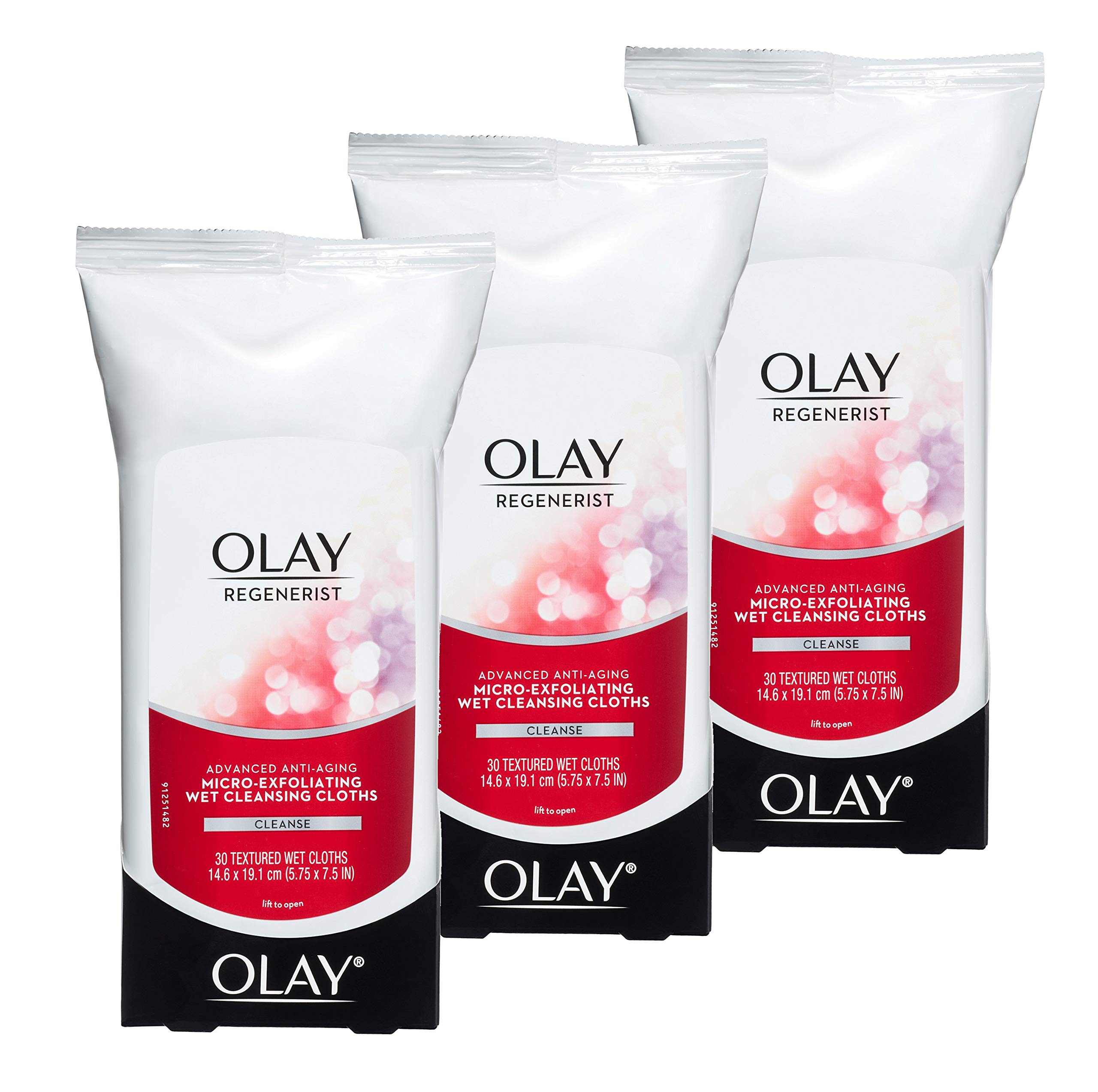 Foto 2 pulgar | Paños Limpiadores Olay Regenerist Microexfoliantes, 30 Unidades, 3 - Venta Internacional.