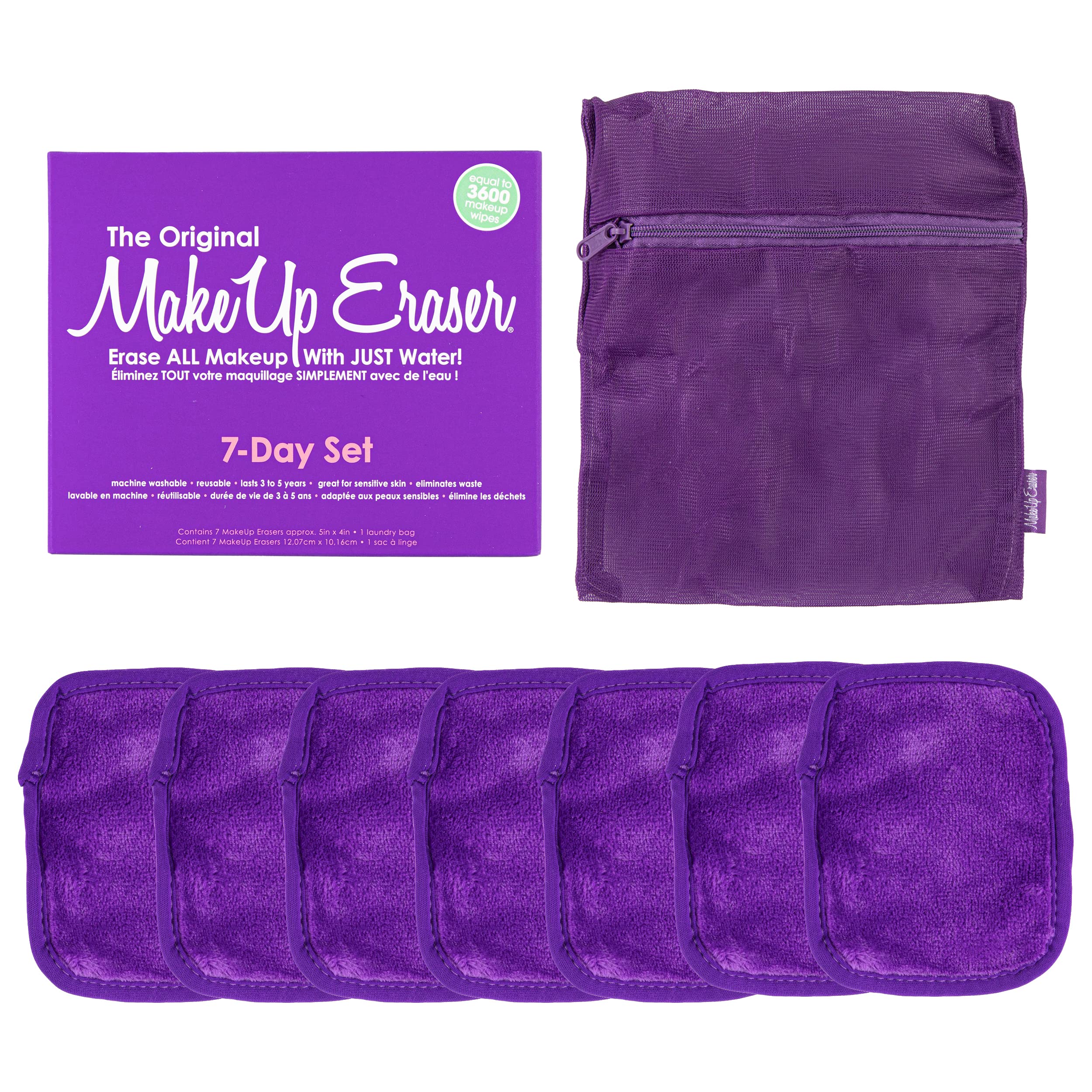 Foto 2 pulgar | Set De Borradores De Maquillaje Para 7 Días, Original Queen, Morado, 7 Unidades - Venta Internacional.