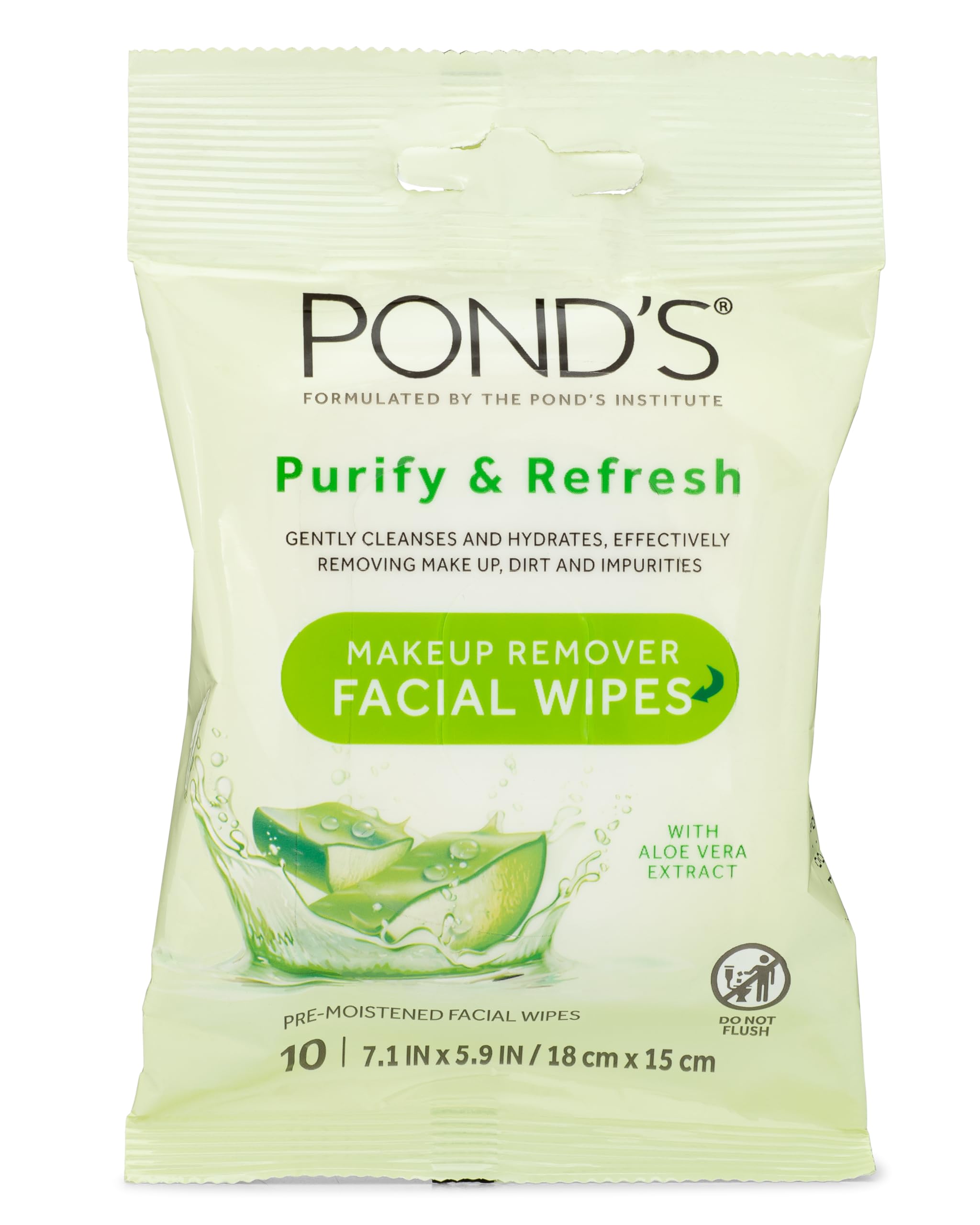 Foto 3 pulgar | Toallitas Faciales Pond's Purify & Refresh Con Aloe Vera 40 Toallitas - Venta Internacional.