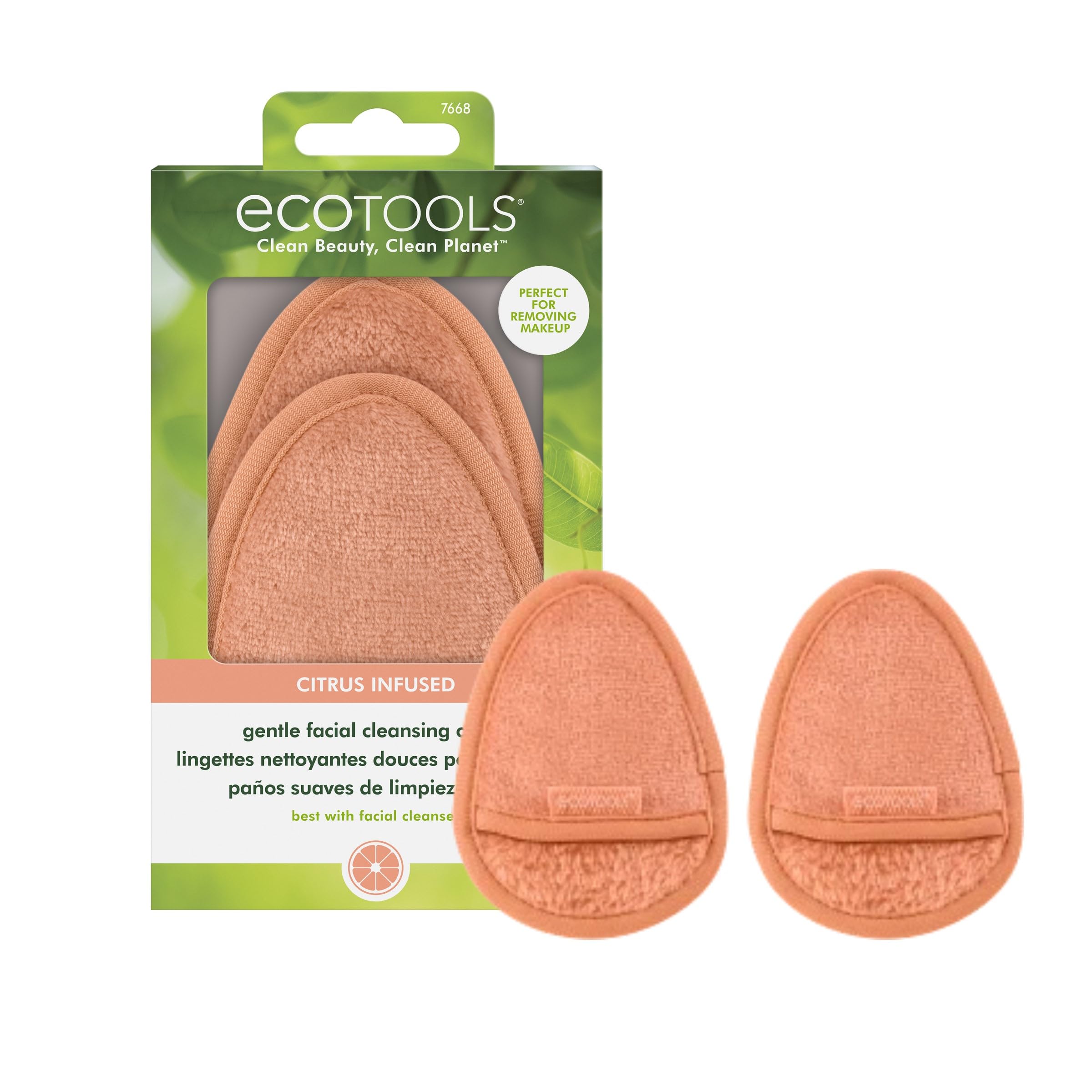 Paño Desmaquillante Ecotools Para Limpieza Facial Suave, 2 Unidades - Venta Internacional.