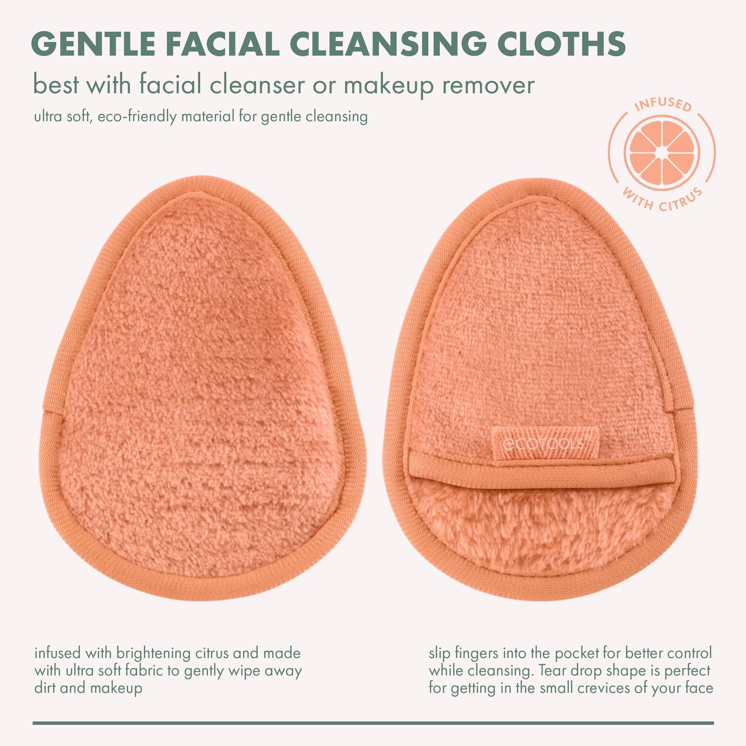 Foto 5 pulgar | Paño Desmaquillante Ecotools Para Limpieza Facial Suave, 2 Unidades - Venta Internacional.